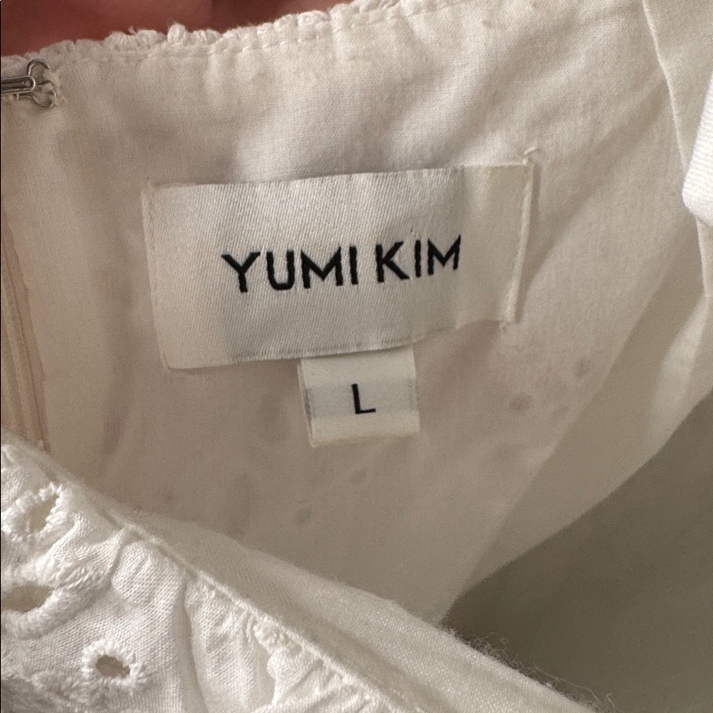 Yumi Kim Pacific Cotton White Eyelet Starlight Mini Dress - Picture 6 of 9